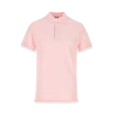 Burberry Pink Piquet Polo Shirt "Pink"