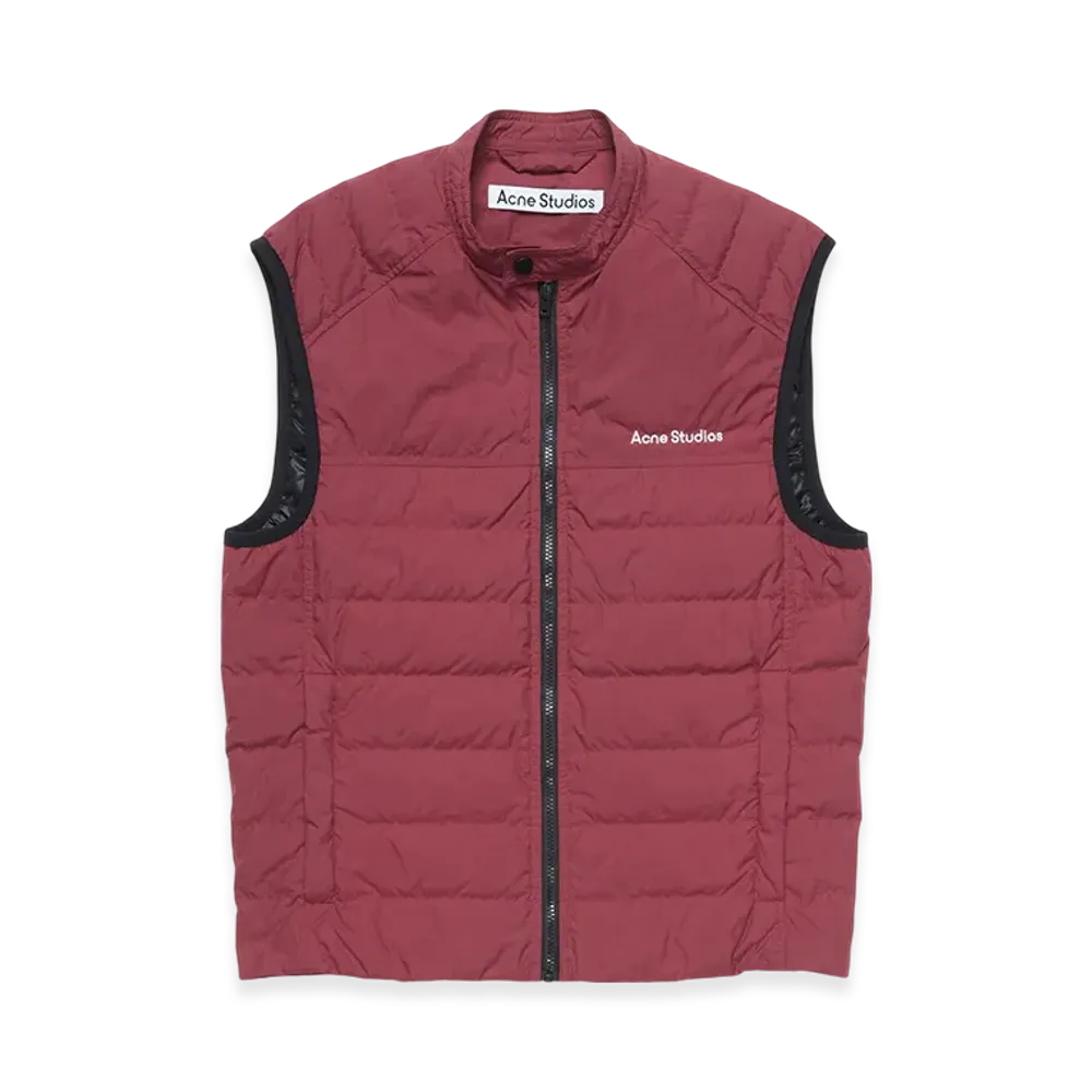 Acne Studios Down Gilet "Red"