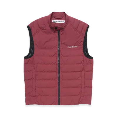 Acne Studios Down Gilet "Red"