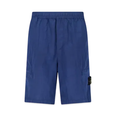 Stone Island L1721 Nylon Metal Garment Dyed Bermuda Shorts - 22SS "Bluette"