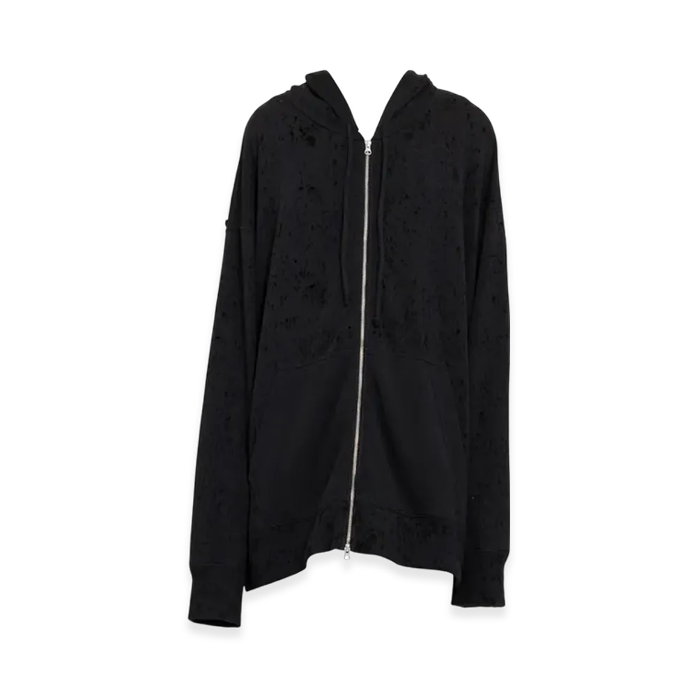 MM6 Maison Margiela Women's Zip Hooded "Black"