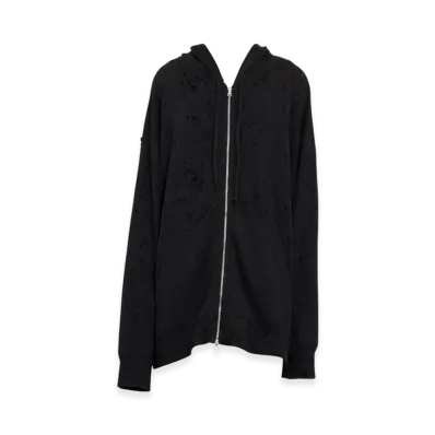 MM6 Maison Margiela Women's Zip Hooded "Black"