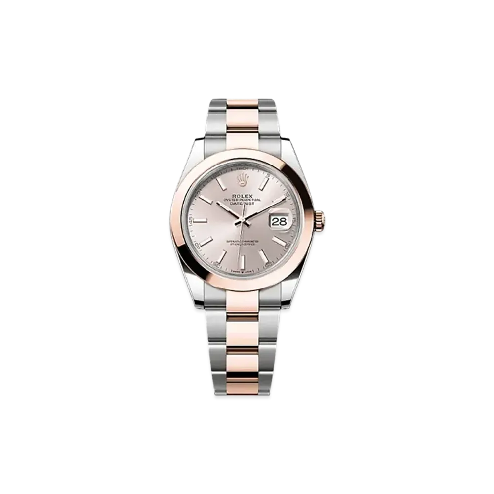 ROLEX Datejust 41mm Oystersteel & Everose Gold 126301 "Sundust"