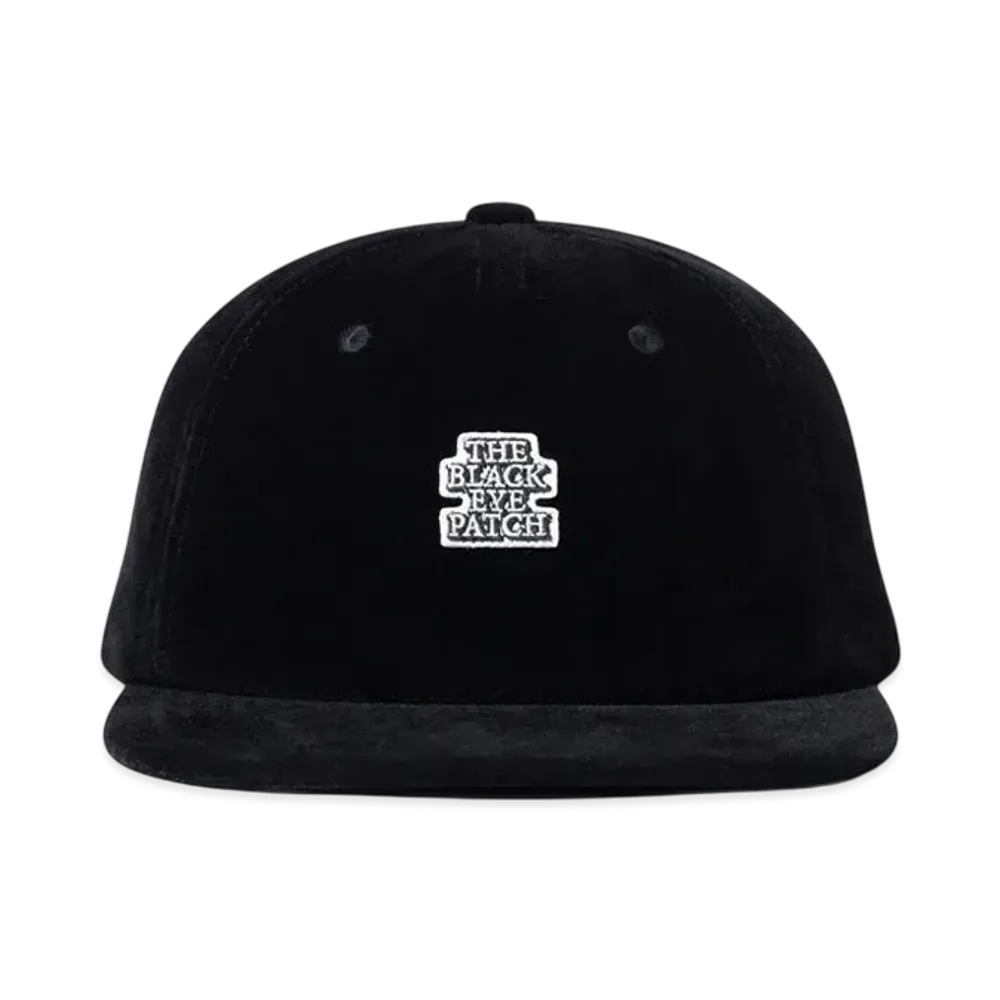 BlackEyePatch OG Label Velour Cap "Black"