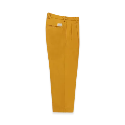 WACKO MARIA Double Pleated Chino Trousers "Yellow"