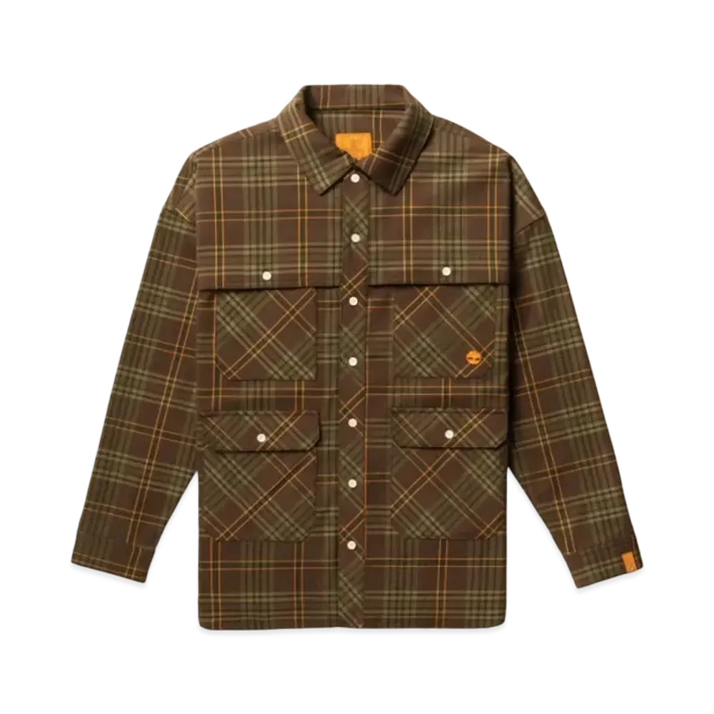 Timberland Allgender Utility Pocket Shirt "Dark Brown"