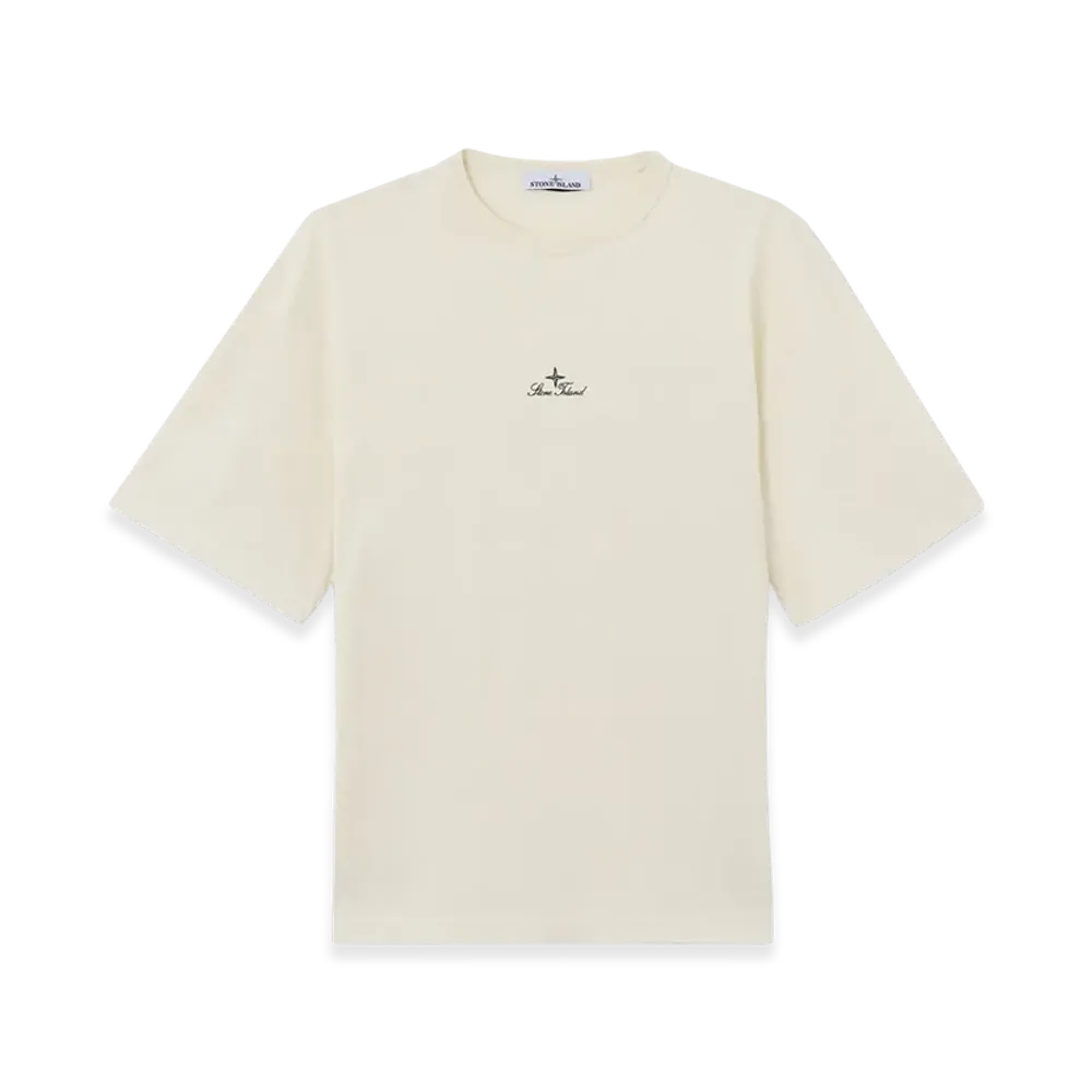 Stone Island 2100006 Organic Cotton Jersey "Ivory"