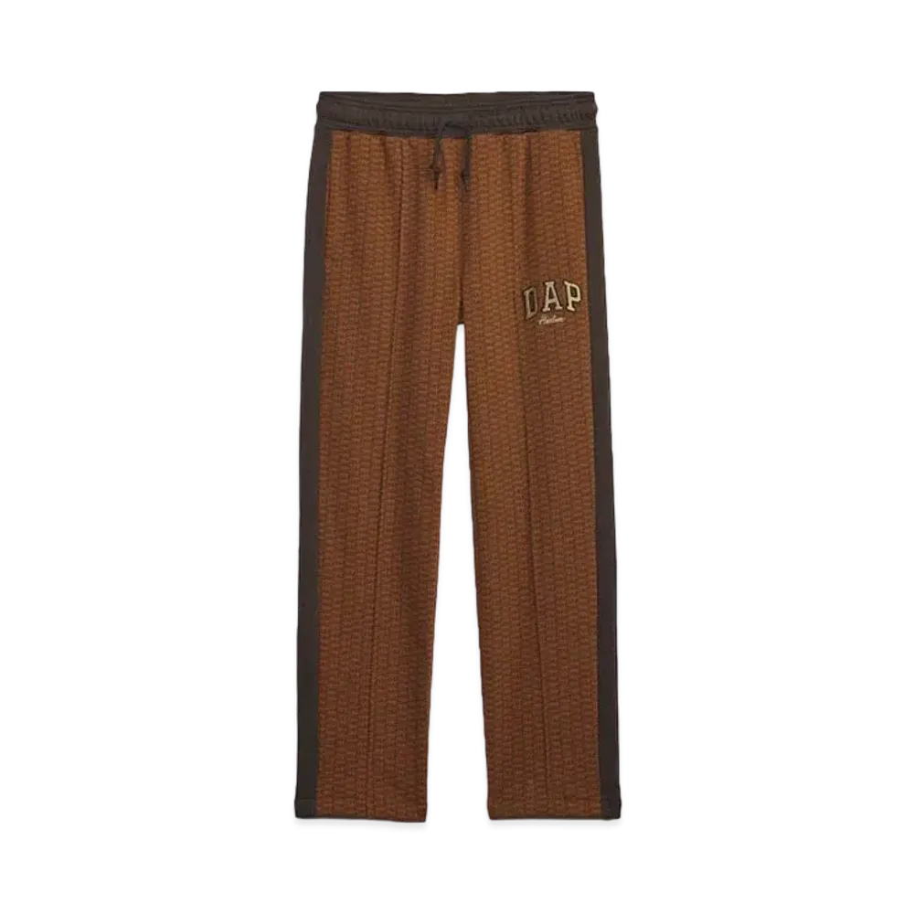 GAP DAP Logo Track Pants Unisex "Brown Noir"