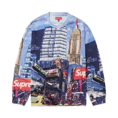 Supreme Skyline Sequin L/S Top "Day"