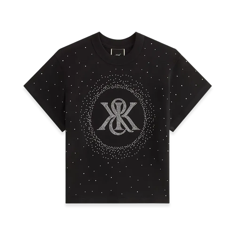 Kith Women Mulberry Vintage Studded Crest Tee "Black"