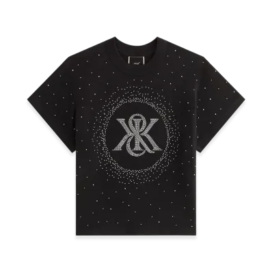 Kith Women Mulberry Vintage Studded Crest Tee "Black"