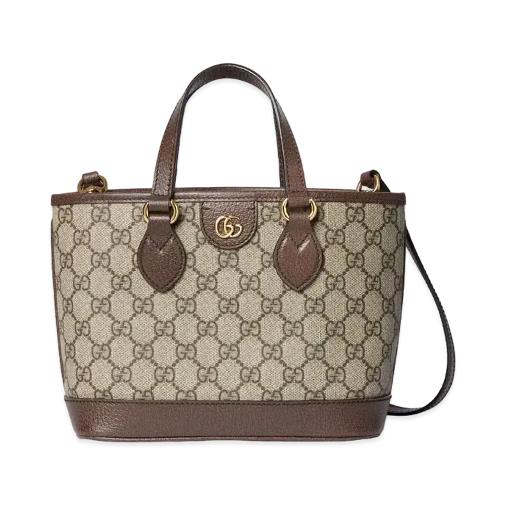 GUCCI Ophidia Mini Tote Bag "Beige/Ebony"