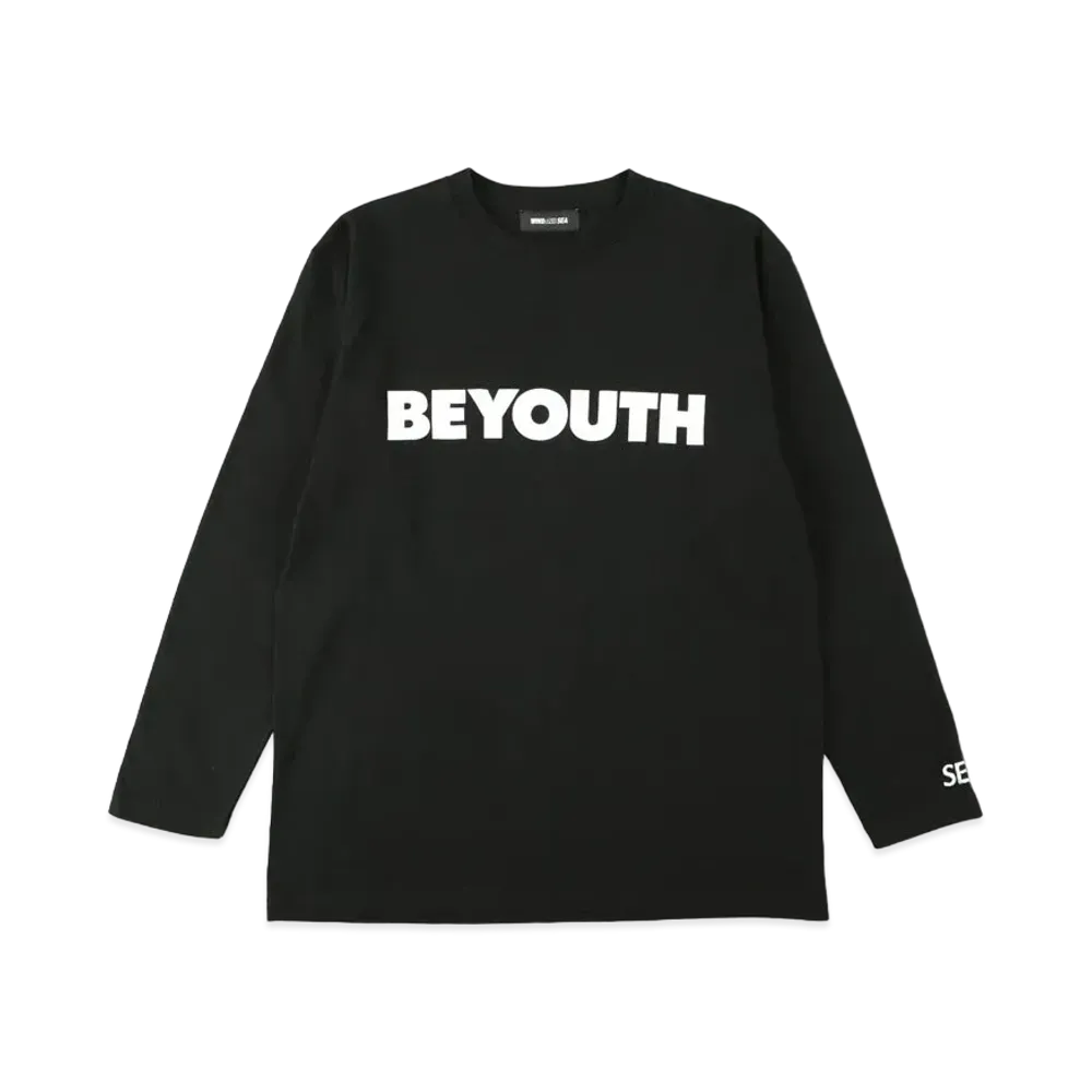 WIND AND SEA BE YOUTH L/S TEE "Black"