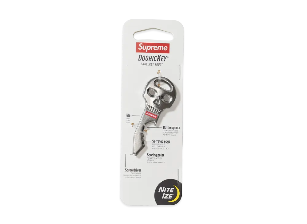 Supreme x Nite Ize Skull Key Tool "Silver"