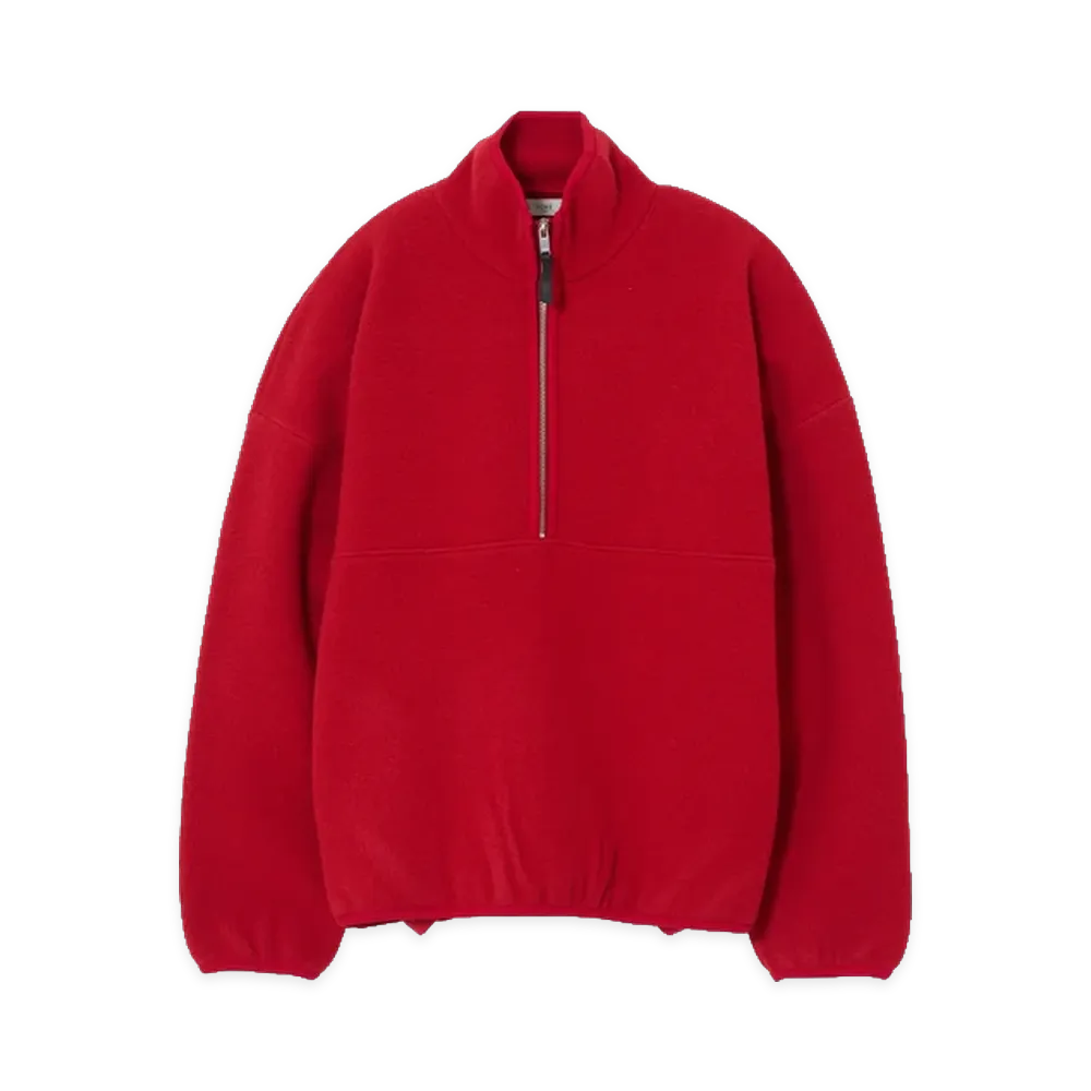YOKE Boiled Wool Knit Pullover "Red"