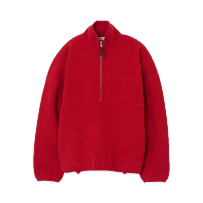 YOKE Boiled Wool Knit Pullover "Red"