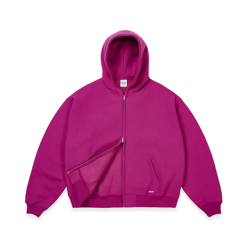 PALACE Unisex Zip Hood "Heavy Pink"