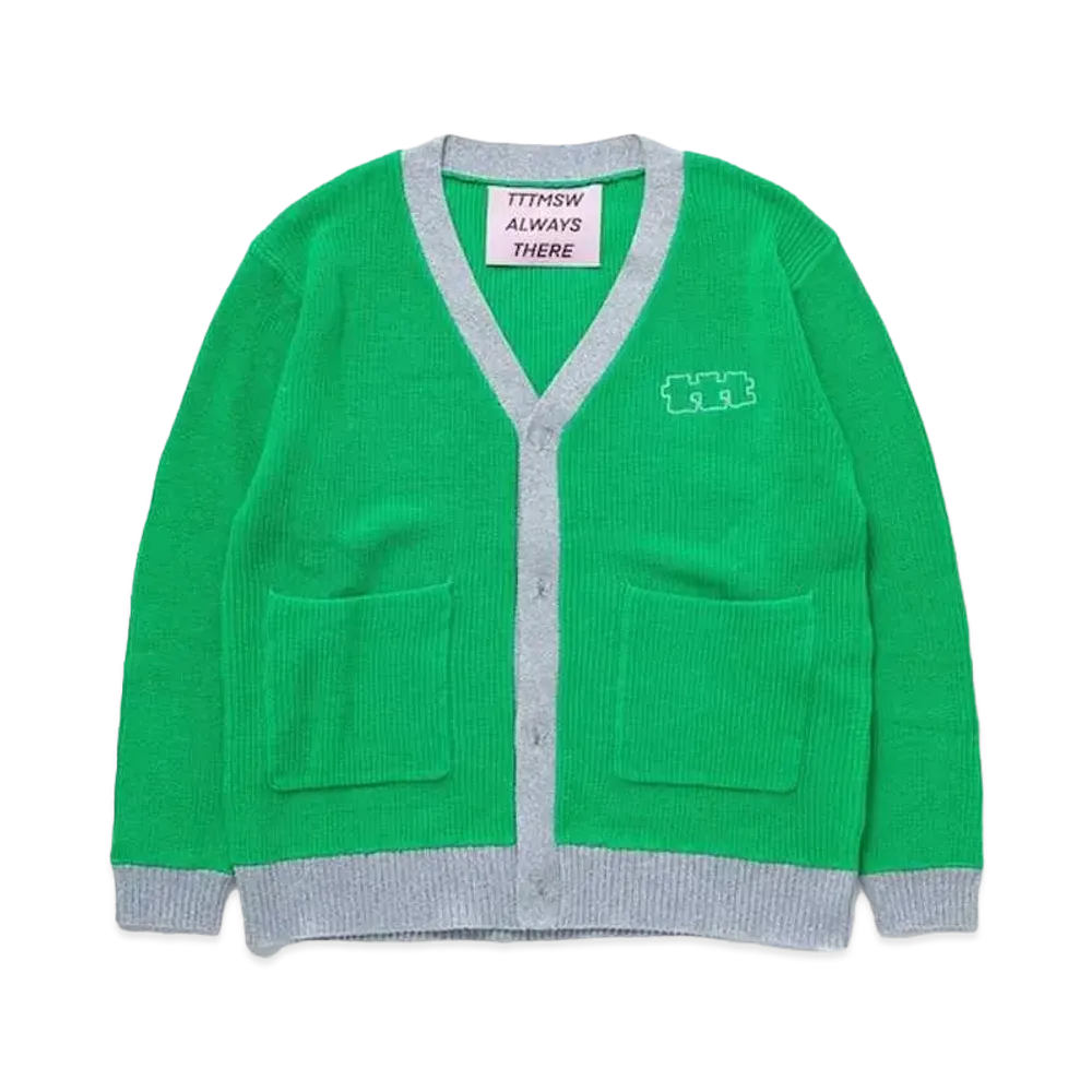 TTT MSW Lame Cardigan "Light Green"