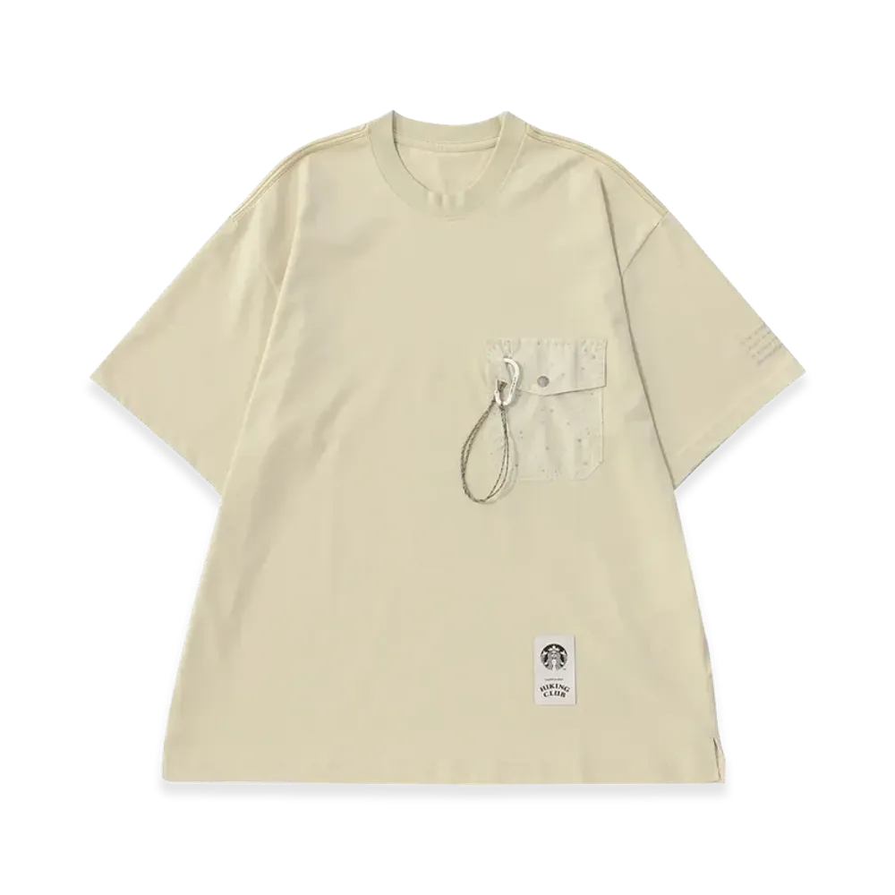 STARBUCKS x and wander Pocket Tee "Off White"