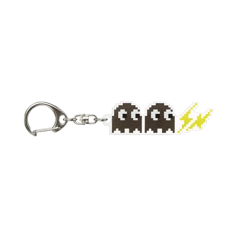 BANDAI PAC-MAN GHOST FRGMT ACLYLIC KEYHOLDER B(Black)