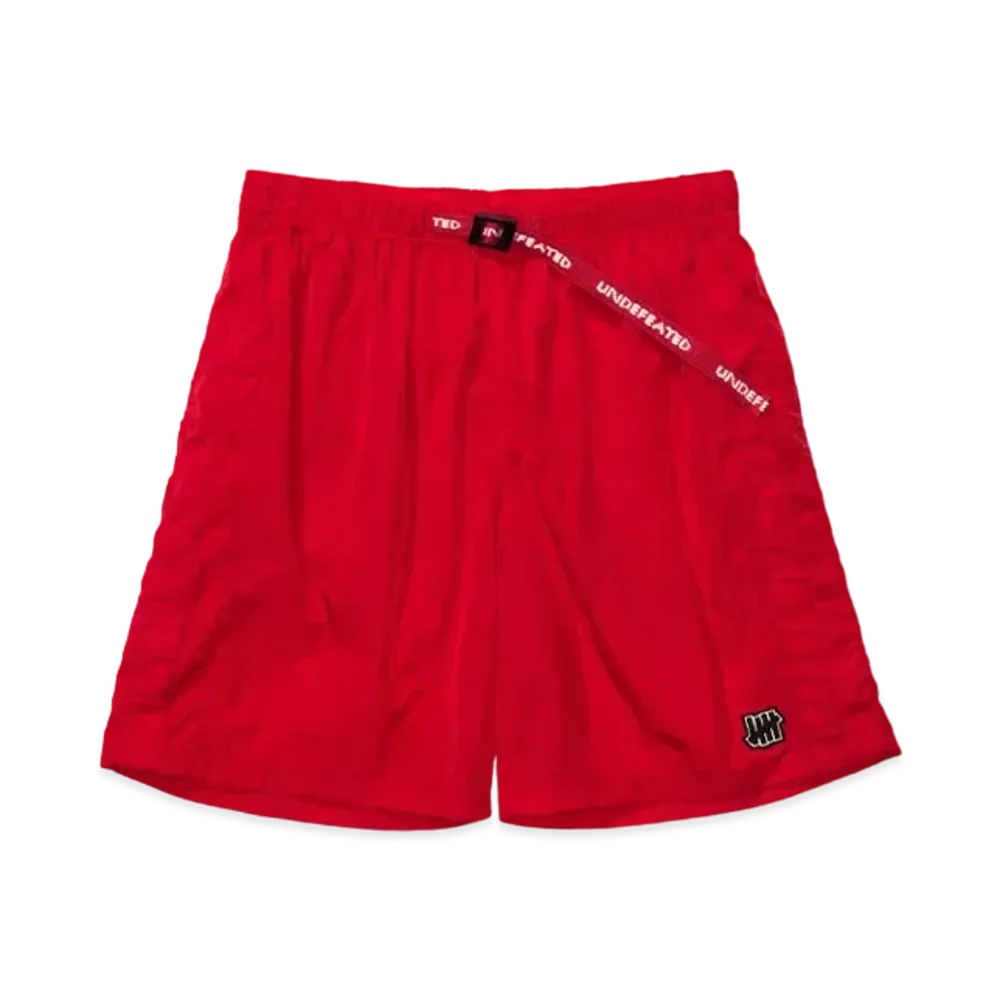 UNDEFEATED BELTED SHORT - 50017 "Red"