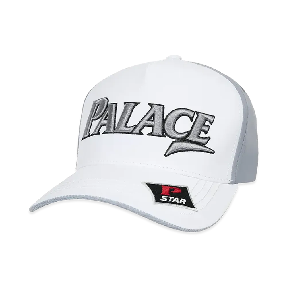 PALACE Golf P-Frame 5-Panel Snapback "White Grey"