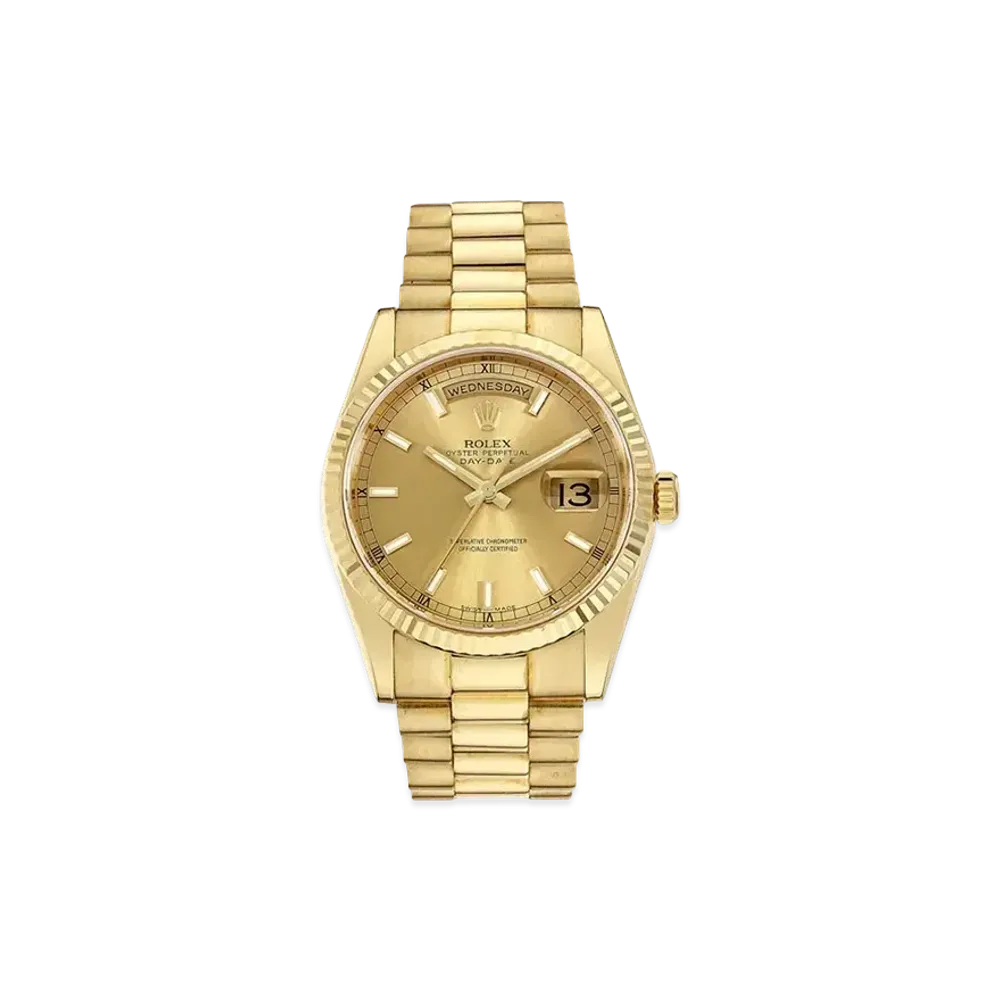 ROLEX Day-Date "Champagne/Yellow Gold"