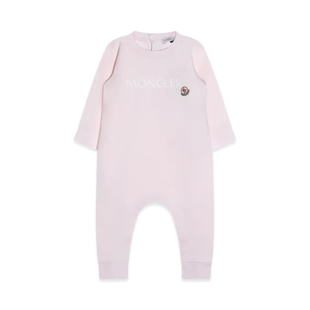 MONCLER Kids Logo Jumpsuit "Pink"