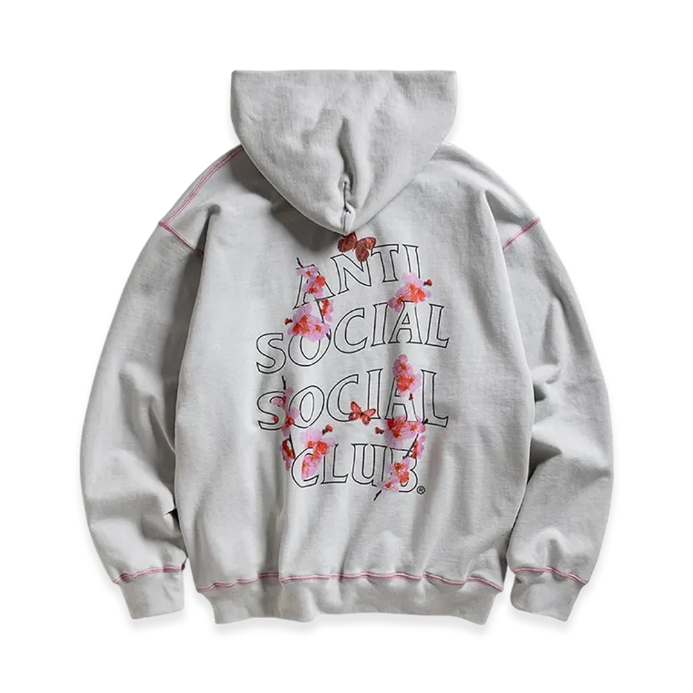 ANTI SOCIAL SOCIAL CLUB Contrast Stitch Hoodie "Gray"