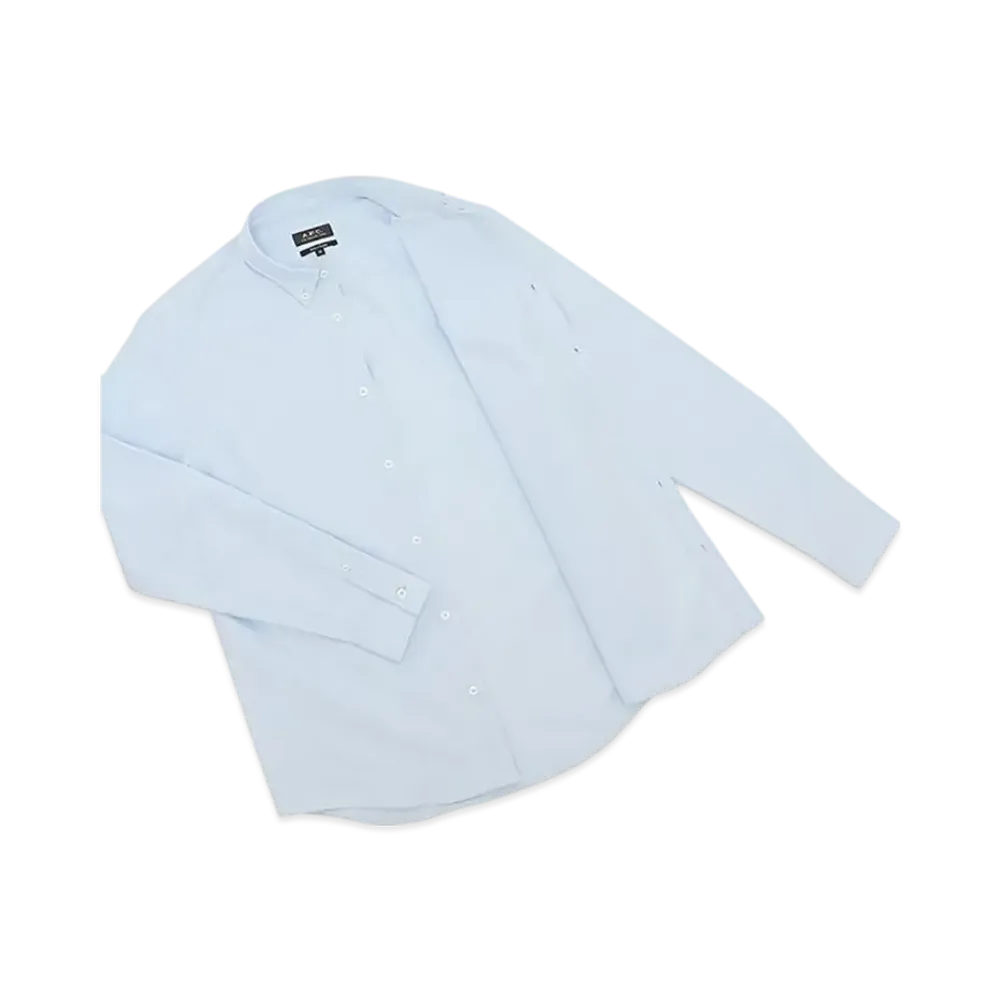 A.P.C. Chemise New Button Down "Light Blue"