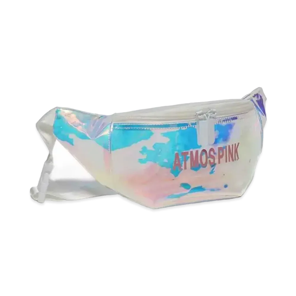 atmos Pink Holographic waist pouch "Pink"