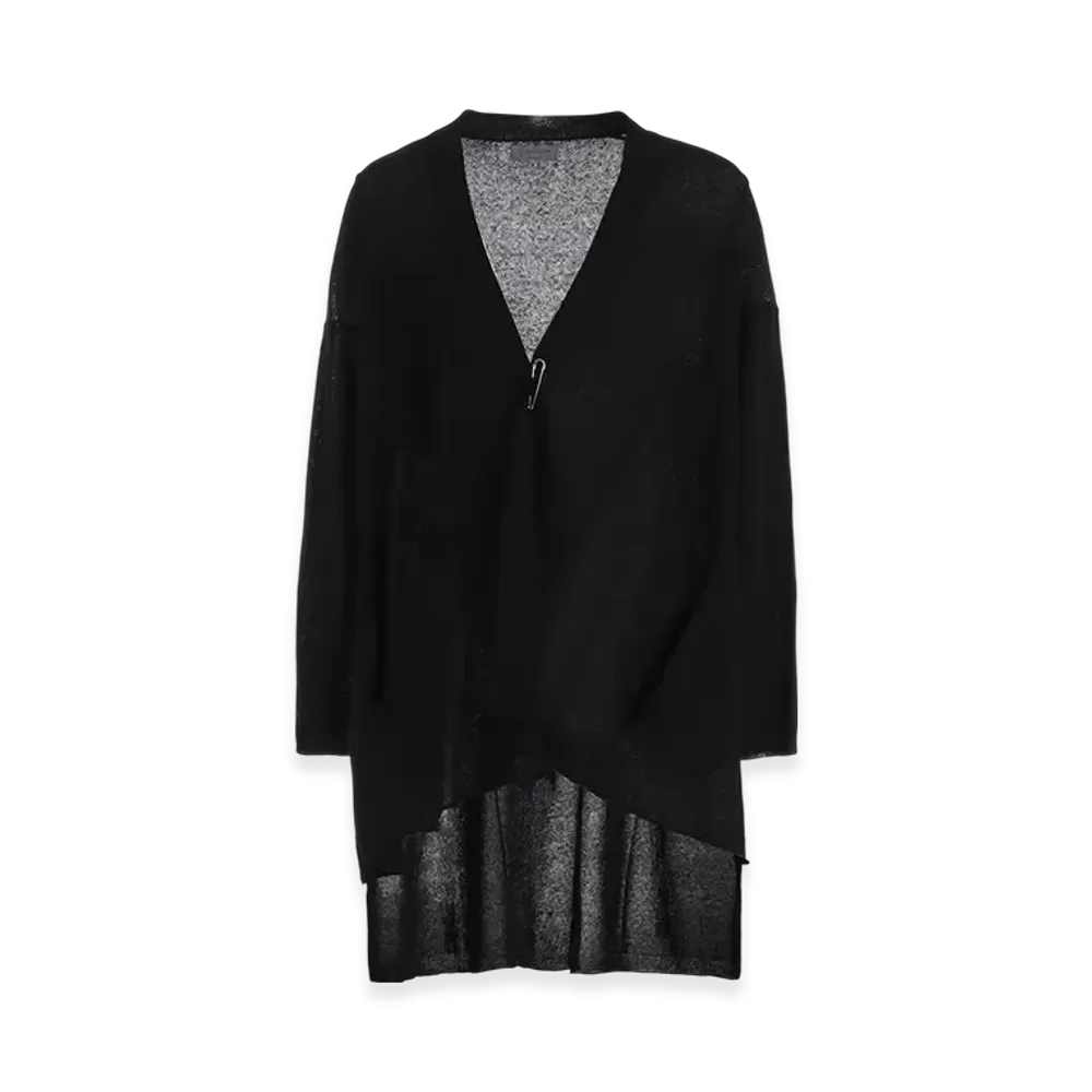Yohji Yamamoto POUR HOMME 12G1P Jersey Wide Difference Cd "Black"