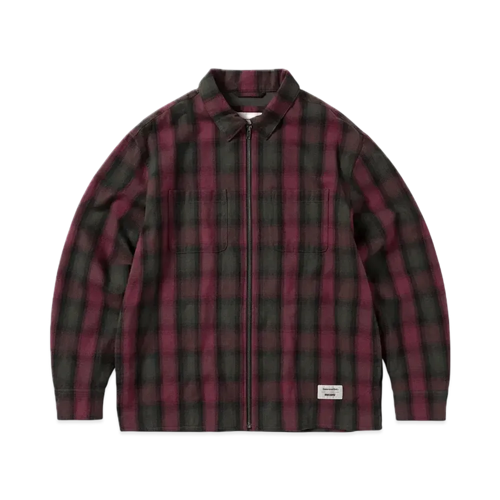 thisisneverthat Gore-Tex Windstopper Shaggy Check Shirt "Red"
