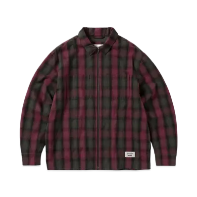 thisisneverthat Gore-Tex Windstopper Shaggy Check Shirt "Red"