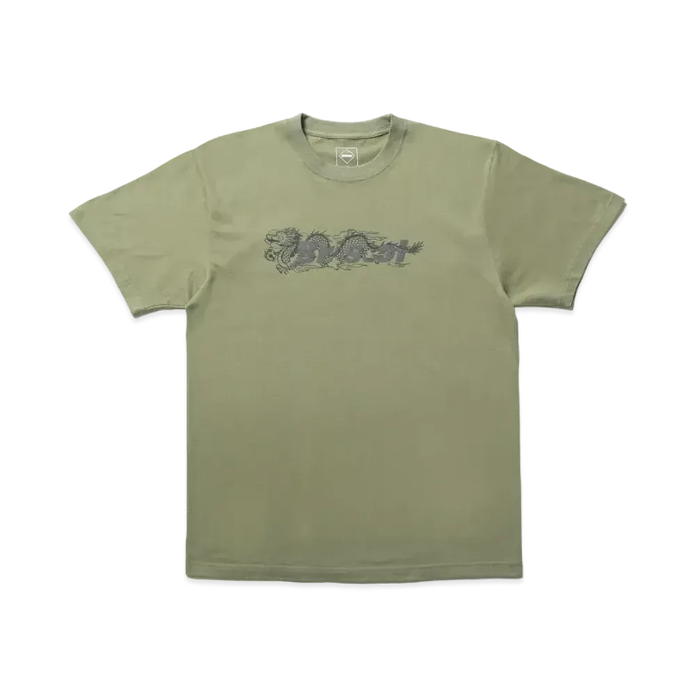 F.C.Real Bristol Year Of The Dragon Dragon Team S/S Tee "Khaki"