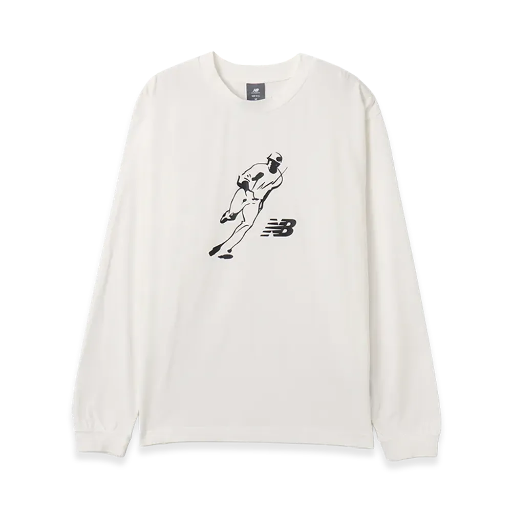 New Balance Shohei Always On Logo LS T-Shirt "White"