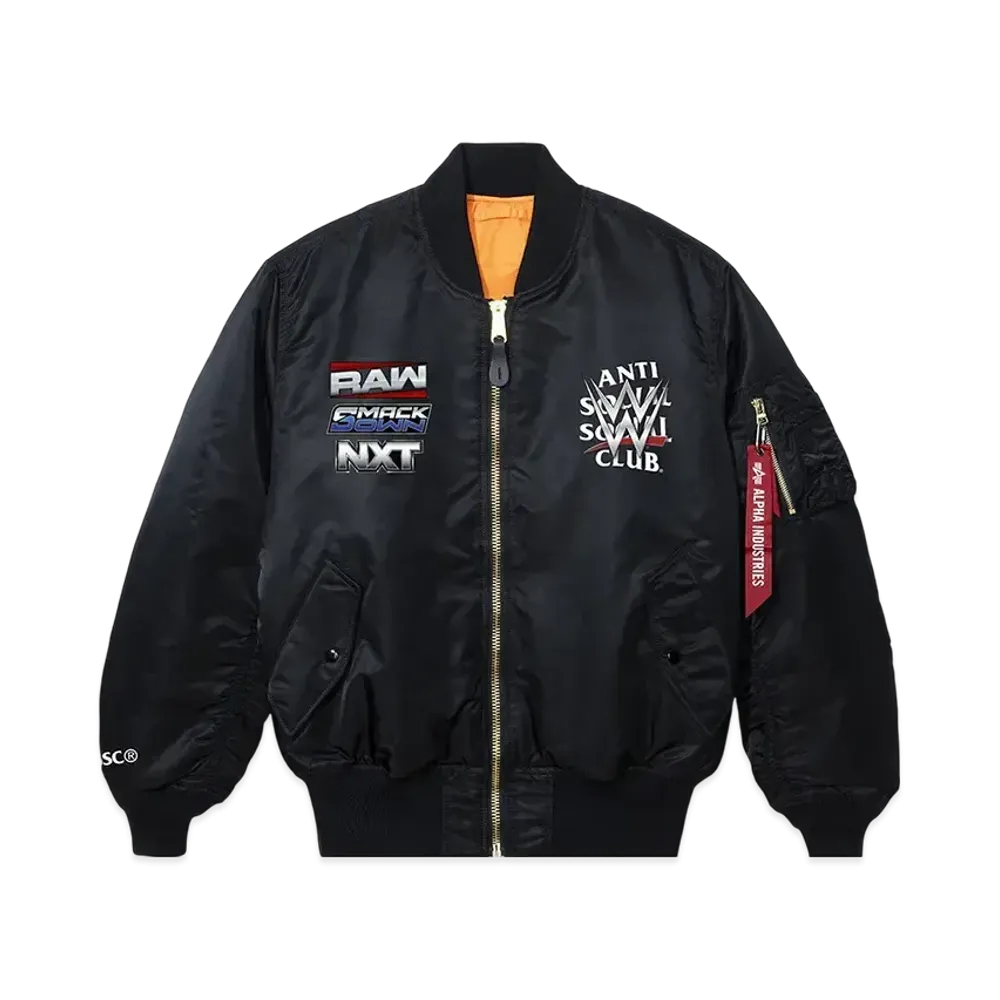 ANTI SOCIAL SOCIAL CLUB x WWE Venue Jacket "Black"