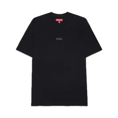 Supreme High Density Small Box S/S Top "Black"