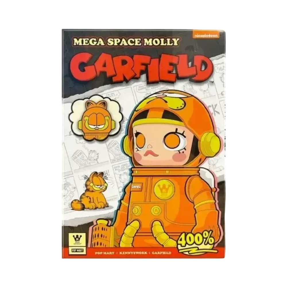 POP MART MEGA Collection 400% SPACE MOLLY Garfield