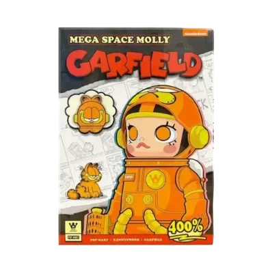 POP MART MEGA Collection 400% SPACE MOLLY Garfield