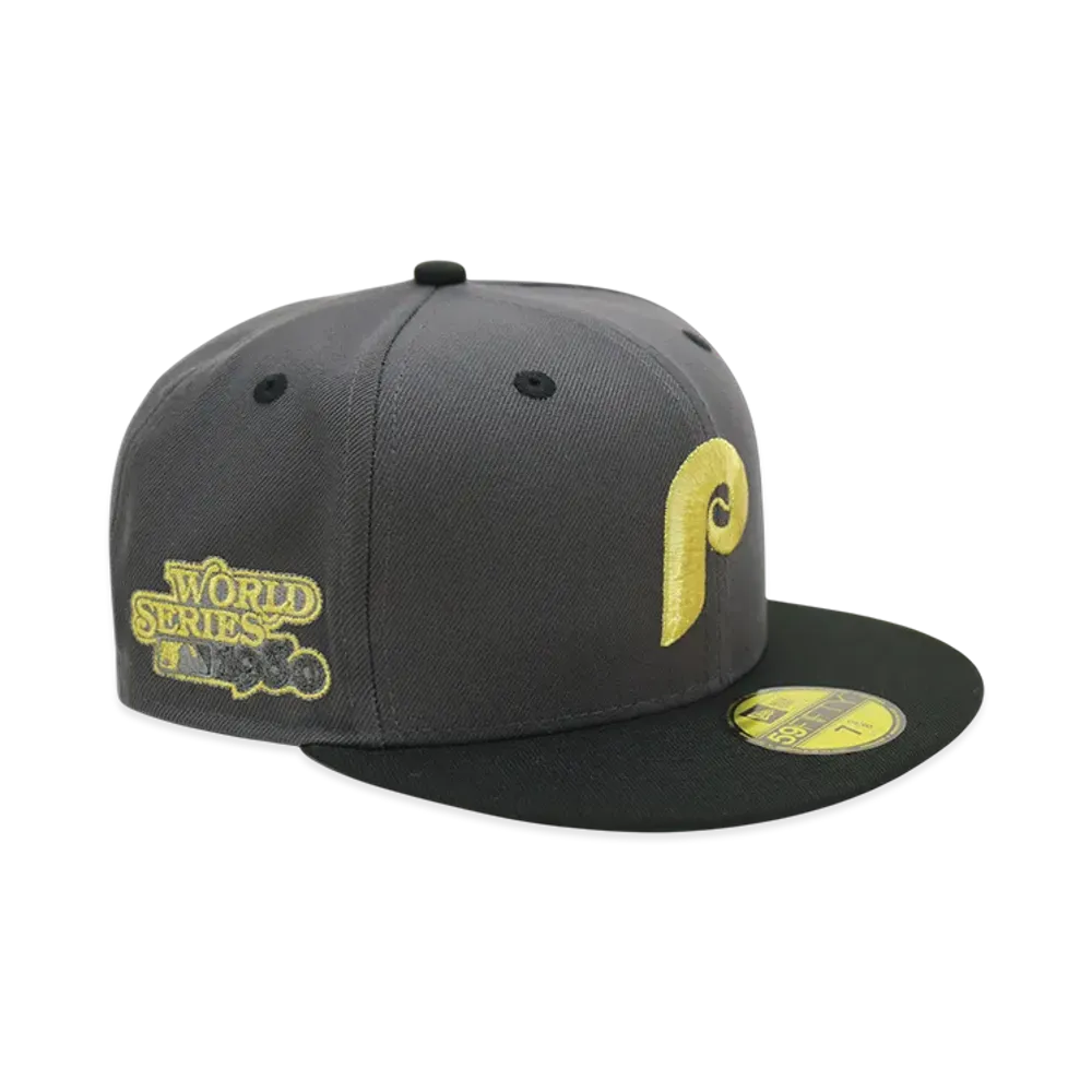 NEW ERA x THE CAP 'Golden WS' 59Fifty Philadelphia Phillies "Grey"