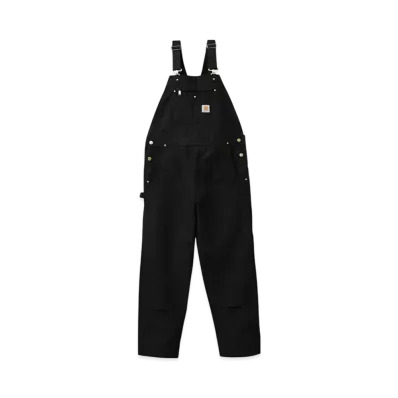 Carhartt WIP Bib Overalls Cotton Duck "Black"