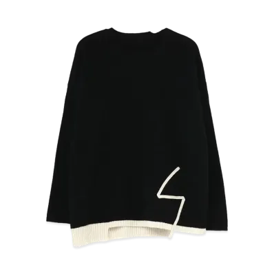 Yohji Yamamoto 7G INDIA YY PULLOVER "Black"
