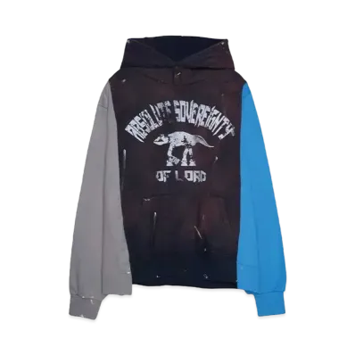 SOMEIT REBUILD HOODIE "GREY/CHARCOAL/BLUE"