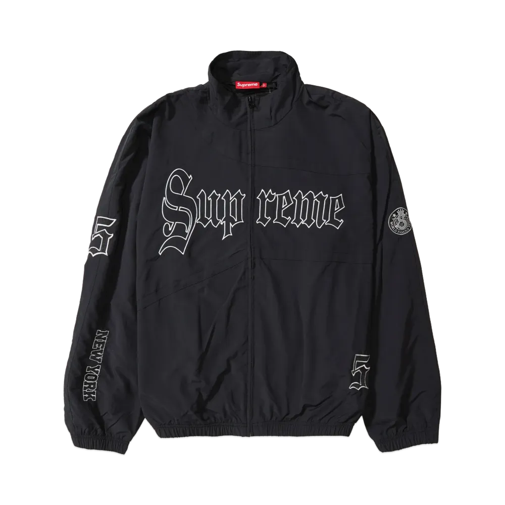Supreme Old English Track Jacket "Black"