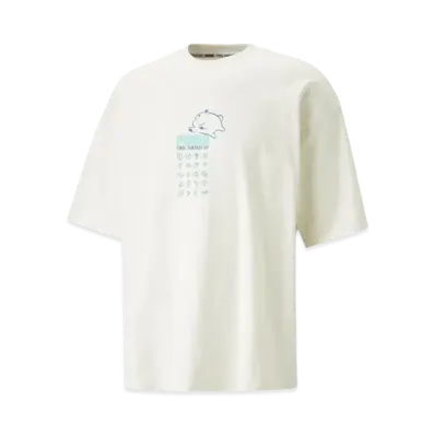 PUMA x FINAL FANTASY XIV Unisex Esports Gaming Short Sleeve T-shirt "Whisper White"