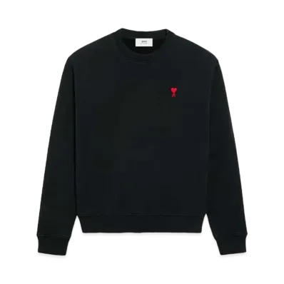 AMI PARIS Classic Fit Sweat Shirt "Black"
