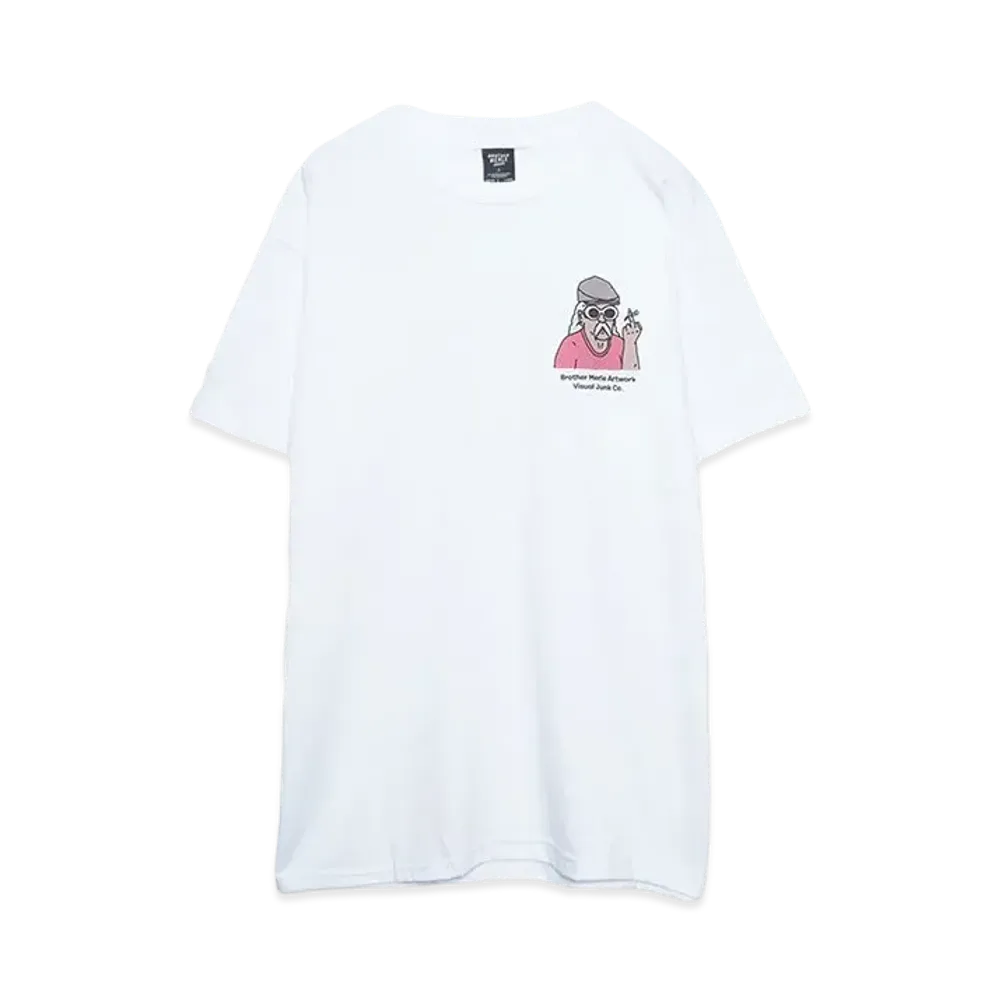 BROTHER MERLE Men's Knit S/S Crew T-Shirt - Reggie "White"