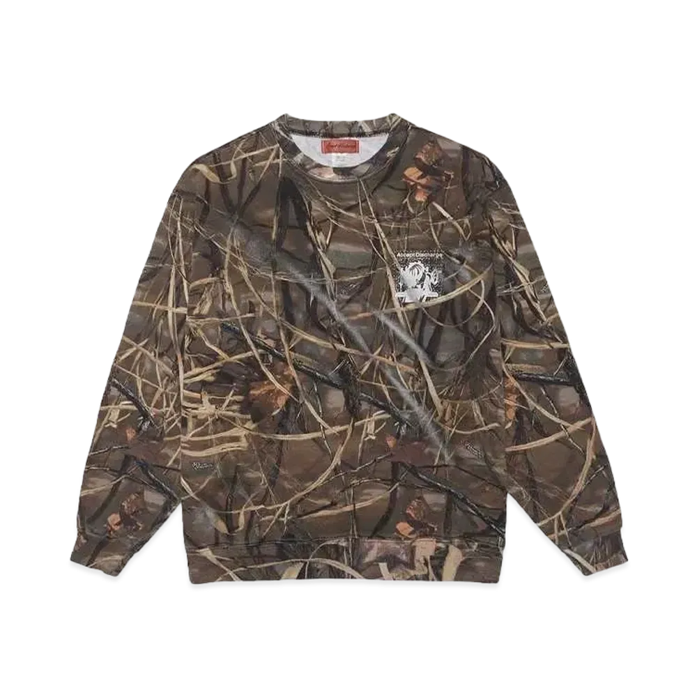 ACCEPT DISCHARGE Tree CAMOSWEAT TOPS "CAMO"
