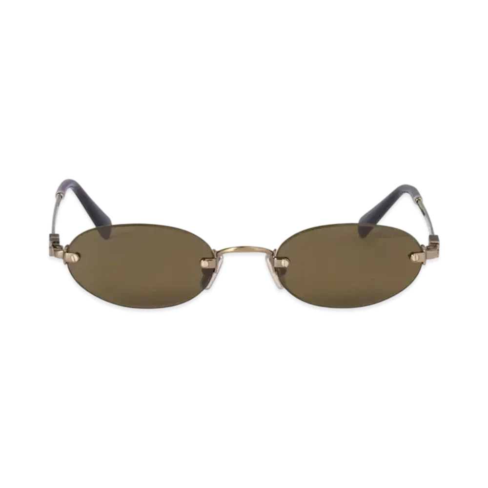 MIUMIU Logo Sunglasses "Light Green Lenses"